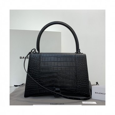 Balenciaga 2019 Leather Tote Shoulder Bag,36CM - 발렌시아가 2019 레더 토트 숄더백,BGB0516,36CM,블랙