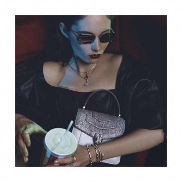 Bvlgari 2019 Serpenti Chain Tote Shoulder Bag - 불가리 2019 세르펜티 체인 토트 숄더백,BVLB0211,그레이