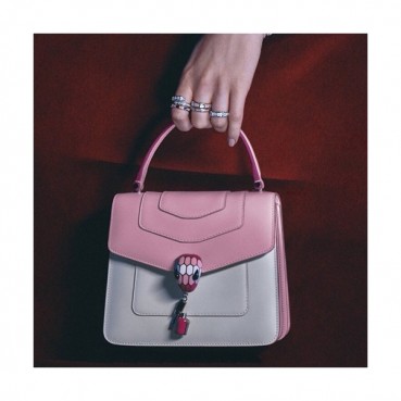 Bvlgari 2019 Serpenti Chain Tote Shoulder Bag - 불가리 2019 세르펜티 체인 토트 숄더백,BVLB0206,핑크