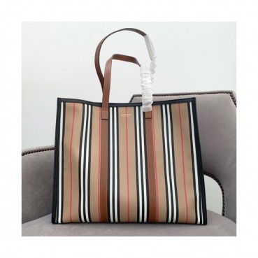 Burberry 2019 Tote Shoulder Shopper Bag, 40cm - 버버리 2019 남여공용 토트 숄더 쇼퍼백,BURB0435,40cm,베이지