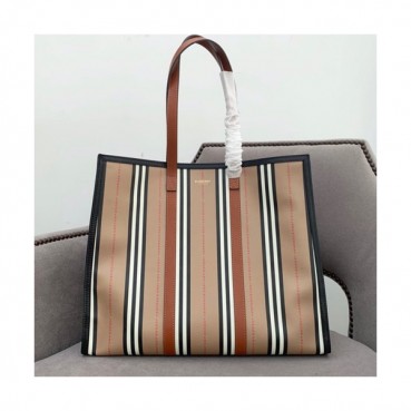 Burberry 2019 Tote Shoulder Shopper Bag, 40cm - 버버리 2019 남여공용 토트 숄더 쇼퍼백,BURB0434,40cm,베이지