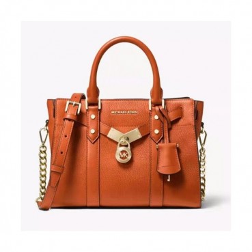 Michael Kors 2019 Leather Tote Shoulder Bag, 27CM - 마이클 코어스 2019 레더 토트 숄더백 ,MKB0308, 27CM,오렌지