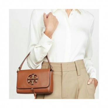 Tory Burch 2019 Leather Tote Shoulder Bag,20cm - 토리버치 2019 레더 토트 숄더백 TBB0238,20cm,브라운