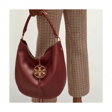 Tory Burch 2019 Leather Tote Shoulder Bag,36cm - 토리버치 2019 레더 토트 숄더백 TBB0232,36cm,레드