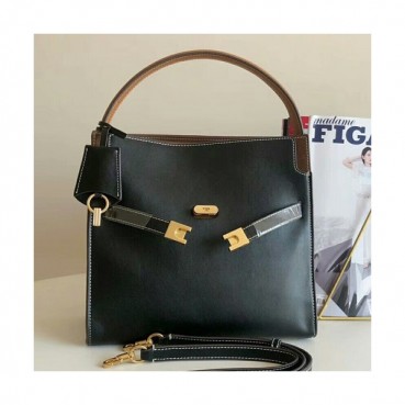 Tory Burch 2019 Leather Tote Shoulder Bag,27cm - 토리버치 2019 레더 토트 숄더백 TBB0230,27cm,블랙