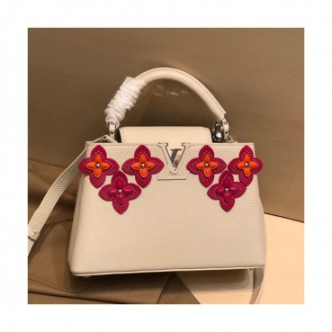 Louis Vuitton 2019 Capucines Tote Shoulder Bag,27/31cm - 루이비통 2019 카푸신 토트 숄더백  M53661,LOUB1880, 27/31cm,크림