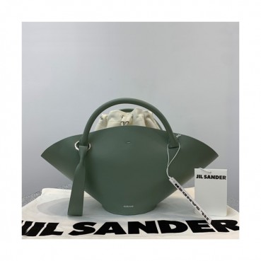 Jil Sander 2019 Sombrero Leather Small Tote Bag,42cm - 질샌더 2019 솜브레로 여성용 레더 스몰 토트백 JILB0013,42cm,연두