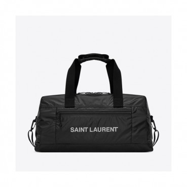 Saint Laurent 2019 Nylon Tote Shoulder Bag,50cm - 입생로랑 2019 남여공용 나일론 토트 숄더백 여행가방 ,SLB0526,50cm,블랙