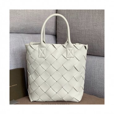 Bottega Veneta 2019 Tote Shoulder Shopper Bag,35cm - 보테가 베네타 2019 토트 숄더 쇼퍼백, 575800,BVB0452,35cm,화이트