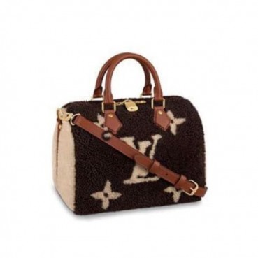 Louis Vuitton 2019 Teddy Speedy Tote Shoulder Bag,25cm - 루이비통 2019 테디 스피디 토트 숄더백 M41113,LOUB1840,25cm,브라운
