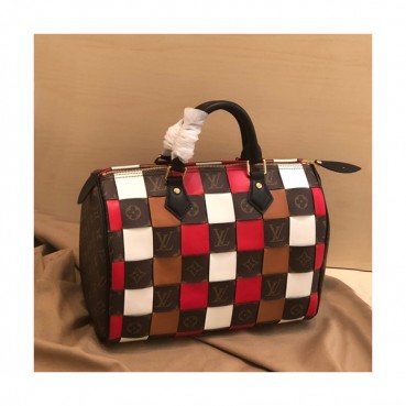 Louis Vuitton 2019 Monogram Speedy Tote Shoulder Bag,32cm - 루이비통 2019 모노그램 스피디 토트 숄더백 M41114,LOUB1743,32cm,브라운