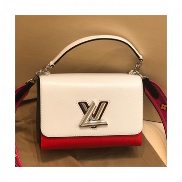 Louis Vuitton 2019 Leather Twist Tote Shouder Bag,23cm - 루이비통 2019 레더 트위스트 토트 숄더백 ,M50282,LOUB1739,23cm,화이트