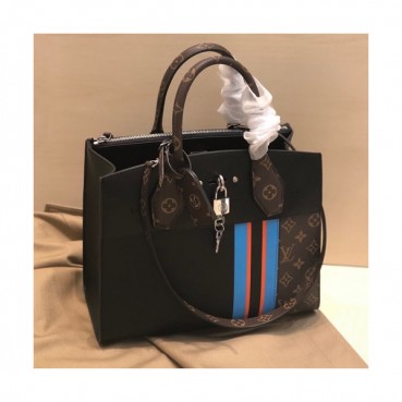 Louis Vuitton 2019 City Steamer Tote Shoulder Bag,26.5/31cm - 루이비통 2019 시티 스티머 토트 숄더백 M55433,LOUB1725,26.5/31cm,블랙+브라운