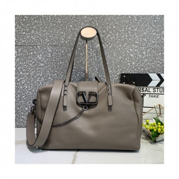 Valentino 2019 Leather Vsling Tote Shoudler Bag,35CM - 발렌티노 2019 레더 브이슬링 토트 숄더백,1966