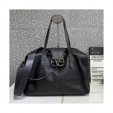 Valentino 2019 Leather Vsling Tote Shoudler Bag,35CM - 발렌티노 2019 레더 브이슬링 토트 숄더백,1966