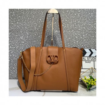 Valentino 2019 Leather Vsling Tote Shoudler Bag,32CM - 발렌티노 2019 레더 브이슬링 토트 숄더백,1969s