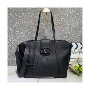 Valentino 2019 Leather Vsling Tote Shoudler Bag,32CM - 발렌티노 2019 레더 브이슬링 토트 숄더백,1969s
