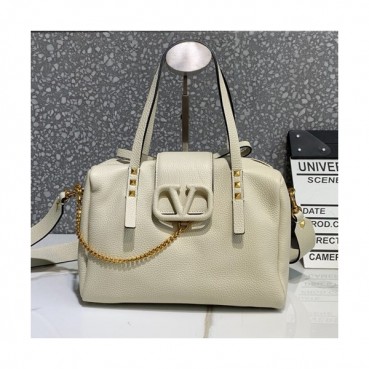 Valentino 2019 Leather Vsling Tote Shoudler Bag,26CM - 발렌티노 2019 레더 브이슬링 토트 숄더백,1968