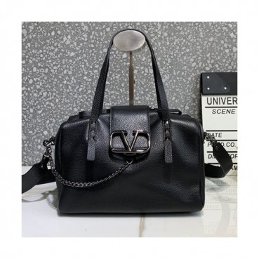 Valentino 2019 Leather Vsling Tote Shoudler Bag,26CM - 발렌티노 2019 레더 브이슬링 토트 숄더백,1968