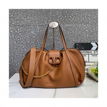 Valentino 2019 Leather Vsling Large Tote Shoudler Bag,38CM - 발렌티노 2019 레더 브이슬링 라지 토트 숄더백,1970