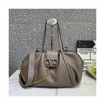 Valentino 2019 Leather Vsling Small Tote Shoudler Bag,35CM - 발렌티노 2019 레더 브이슬링 스몰 토트 숄더백,1970