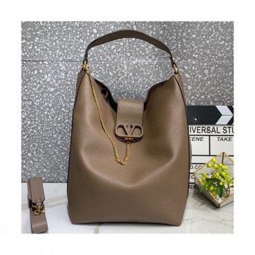 Valentino 2019 Leather Vsling Large Tote Shoudler Bag,37CM - 발렌티노 2019 레더 브이슬링 라지 토트 숄더백,1956