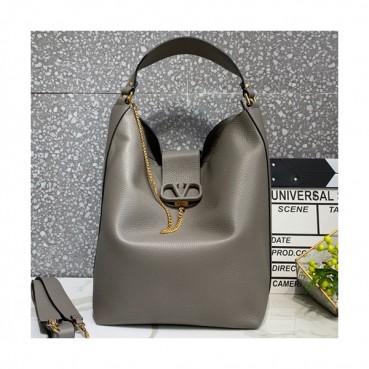 Valentino 2019 Leather Vsling Large Tote Shoudler Bag,37CM - 발렌티노 2019 레더 브이슬링 라지 토트 숄더백,1956