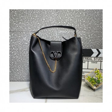 Valentino 2019 Leather Vsling Large Tote Shoudler Bag,37CM - 발렌티노 2019 레더 브이슬링 라지 토트 숄더백,1956