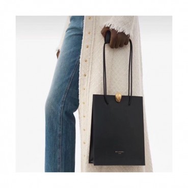 Bvlgari x Alexander Wang 2019 Tote Shoulder Shopper Bag,28CM - 불가리 x 알렉산더 왕 2019 토트 숄더 쇼퍼백,BVLB0156,28cm,블랙