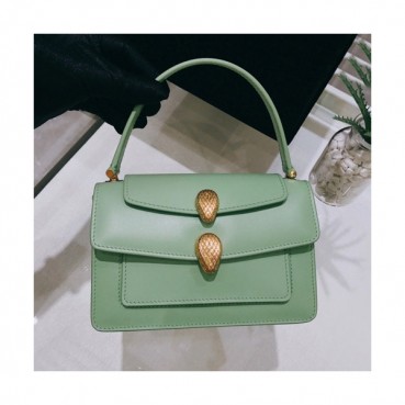 Bvlgari x Alexander Wang 2019 Serpenti Tote Shoulder Bag,18.5CM - 불가리 x 알렉산더 왕 2019 세르펜티 토트 숄더백,BVLB0151,18.5cm,라이트그린