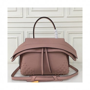 Tod's 2019  Leather Tote Shoulder Bag,28cm - 토즈 2019 레더 토트 숄더백,TODB0024,28cm,핑크