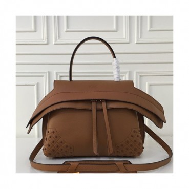Tod's 2019  Leather Tote Shoulder Bag,28cm - 토즈 2019 레더 토트 숄더백,TODB0023,28cm,브라운