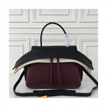 Tod's 2019  Leather Tote Shoulder Bag,28cm - 토즈 2019 레더 토트 숄더백,TODB0020,28cm,와인+블랙