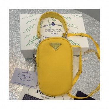 Prada 2019 Nylon Tote Shoulder Bag / Phone Bag ,18CM - 프라다 2019 나일론 남여공용 토트 숄더백 / 폰백,PRAB0079,18CM,옐로우