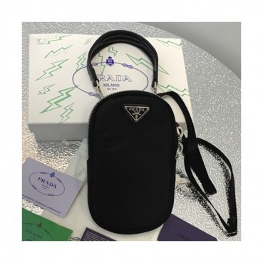 Prada 2019 Nylon Tote Shoulder Bag / Phone Bag ,18CM - 프라다 2019 나일론 남여공용 토트 숄더백 / 폰백,PRAB0076,18CM,블랙