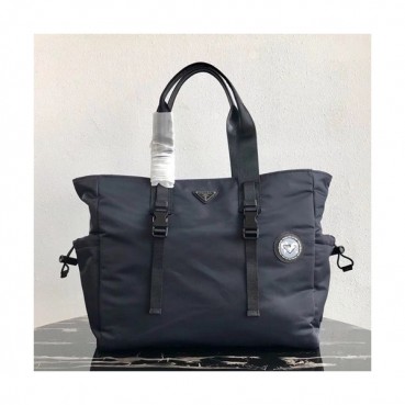Prada 2019 Nylon Tote Shoulder Shopper Bag,40CM - 프라다 2019 나일론 남여공용 토트 숄더 쇼퍼백,2VG042