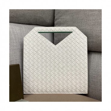 Bottega Veneta 2019 Large Flat Tote Bag,36cm - 보테가 베네타 2019 라지 플랫 토트백, 592785,BVB0420,36cm,화이트