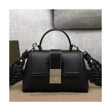 Bottega Veneta 2019 Piazza Small Tote Shoulder Bag,20cm - 보테가 베네타 2019 피아짜 스몰 토트 숄더백, 567208,BVB0413,20cm,블랙