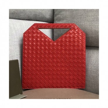 Bottega Veneta 2019 Large Flat Tote Bag,36cm - 보테가 베네타 2019 라지 플랫 토트백, 592785,BVB0383,36cm,레드