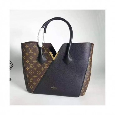 Louis Vuitton 2019 Monogram Kimono Tote Bag,44cm - 루이비통 2019 모노그램 기모노 토트백 M40460 ,LOUB1702,38cm,블랙+브라운