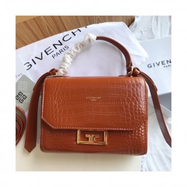 Givenchy 2019 Eden Leather Tote Shoulder Bag,18.5CM - 지방시 2019 에덴 레더 토트 숄더백,GVB0302,18.5CM,브라운