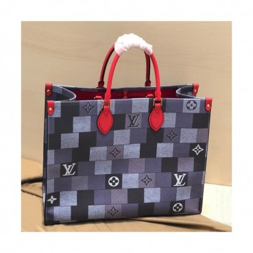 Louis Vuitton 2019 Monogram Tote Shopper Bag,41cm - 루이비통 2019 모노그램 토트 쇼퍼백 M44570 ,LOUB1683,41cm,블루