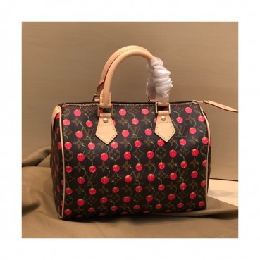 Louis Vuitton 2019 Monogram Speedy Tote Shoulder Bag,25cm - 루이비통 2019 모노그램 스피디 토트 숄더백 M41107,LOUB1680 ,25cm,브라운