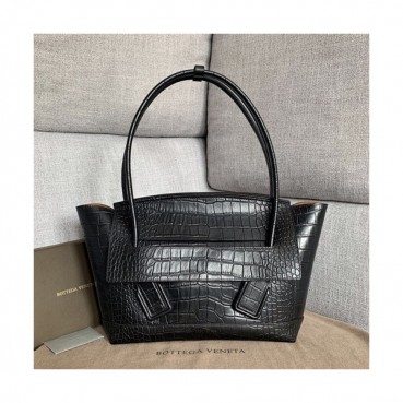 Bottega Veneta 2019 Arco Large Tote Shoulder Bag,32cm - 보테가 베네타 2019 아르코 라지 토트 숄더백, 575941,BVB0360,32cm,블랙