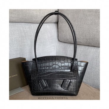 Bottega Veneta 2019 Arco Small Tote Shoulder Bag,22cm - 보테가 베네타 2019 아르코 스몰 토트 숄더백, 580725,BVB0358,22cm,블랙