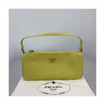 Prada 2019 Nylon Hobo Tote Shoulder Bag,24.5CM - 프라다 2019 나일론 호보 토트 숄더백,PRAB0066,24.5cm,옐로우