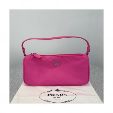 Prada 2019 Nylon Hobo Tote Shoulder Bag,24.5CM - 프라다 2019 나일론 호보 토트 숄더백,PRAB0065,24.5cm,핑크