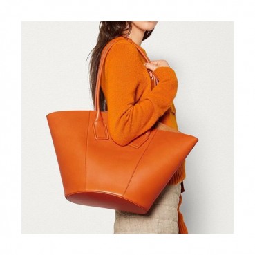 Bottega Veneta 2019 Basket Large Tote Shoulder Bag,34cm - 보테가 베네타 2019 바스켓 라지 토트 숄더백, 576836,BVB0329,34cm,오렌지
