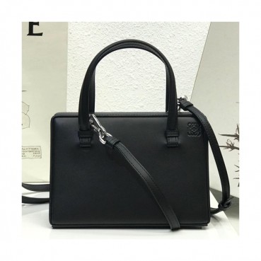 Loewe 2019 Postal Small Tote Shoulder Bag, 17CM - 로에베 2019 포스탈 스몰 토트 숄더백 ,LOEB0330, 17CM, 블랙