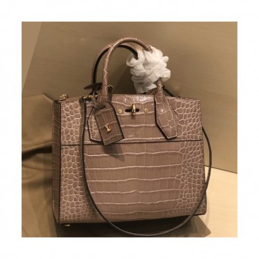 Louis Vuitton 2019 City Steamer Tote Bag,26.5cm - 루이비통 2019 시티 스티머 토트백 M92515,LOUB1656,26.5cm,브라운
